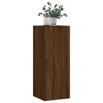 vidaXL Armoire murale chêne marron 34 5x34x90 cm
