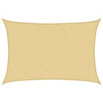 vidaXL Voile d'ombrage sable 4x2 5 m 100   polyester oxford