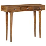 vidaXL Table console Bois de manguier massif 102x30x79 cm