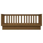 vidaXL Lit de jour sans matelas marron miel 75x190 cm bois pin massif