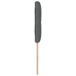 Tête de lit LED vidaXL Bouton capitonné Gris foncé 80 cm Tissu