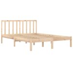 vidaXL Cadre de lit Bois de pin massif 200x200 cm
