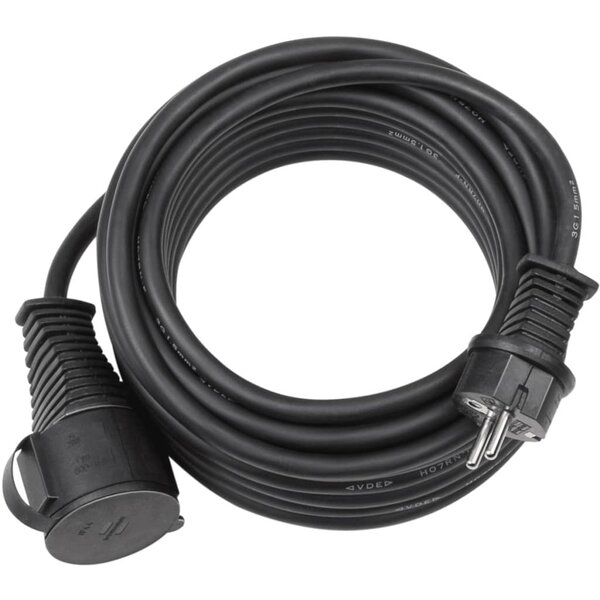 Rallonge électrique de chantier noire 10m h07rn-f 3g 2 5 brennenstuhl