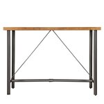 vidaXL Table de bar Teck recyclé massif 150x70x106 cm