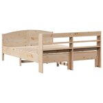 vidaXL Cadre de lit sans matelas 120x200 cm bois de pin massif