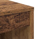 vidaXL Bureau avec rangement Bois vieux Bois d'ingénierie