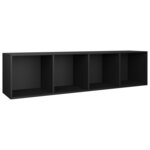 vidaXL Bibliothèque/Meuble TV Blanc 36x30x143 cm Bois d'ingénierie