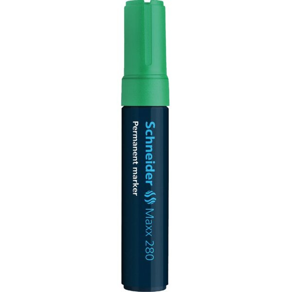 Marqueur permanent Maxx 280 Pte Biseau 4-12 mm Vert SCHNEIDER