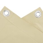 vidaXL Écran d'intimité de balcon crème 800x90 cm PVC