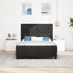 Cadre de lit vidaXL Noir 160x200 cm Velours
