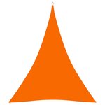 Vidaxl voile de parasol tissu oxford triangulaire 4x5x5 m orange