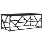 vidaXL Table basse Noir 100x50x40 cm Bois d'ingénierie