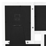vidaXL Collage de cadres photo pour photo de 4x(13x18 cm) Blanc MDF