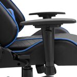 vidaXL Chaise de jeu Bleu Similicuir