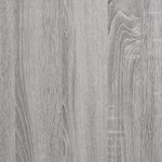 vidaXL Bibliothèque sonoma gris 91x36x176cm bois d'ingénierie et acier
