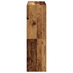 vidaXL Bibliothèque vieux bois 102x32x108 cm bois d'ingénierie