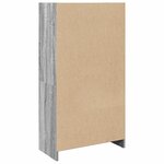 vidaXL Bibliothèque sonoma gris 57x28 5x107 5 cm bois d'ingénierie