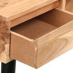 vidaXL Table à écrire Bois d'acacia massif 118 x 45 x 76 cm