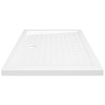 vidaXL Receveur de douche avec picots Blanc 90x70x4 cm ABS