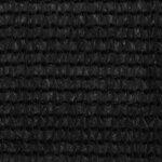 vidaXL Écran de balcon Noir 75x500 cm PEHD