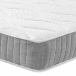 vidaXL Matelas à ressorts ensachés moyen 120x200 cm