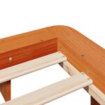 vidaXL Cadre de lit sans matelas cire marron 150x200cm bois pin massif