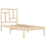 vidaXL Cadre de lit sans matelas 90x200 cm bois de pin massif