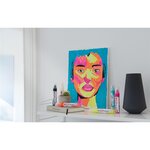 Marqueur acrylique large 5000 bleu pastel 5-10 mm EDDING