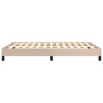 vidaXL Cadre de lit Cappuccino 140x200 cm Similicuir