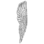 vidaXL Ailes Argent 91x31x5 cm Aluminium