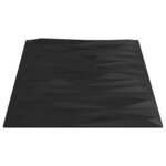 vidaXL Panneaux muraux 24 Pièces noir 50x50 cm XPS 6 m² pierre
