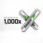 Blister de 4 piles AAA HR03 Power plus recheargeable 700 mAh ENERGIZER