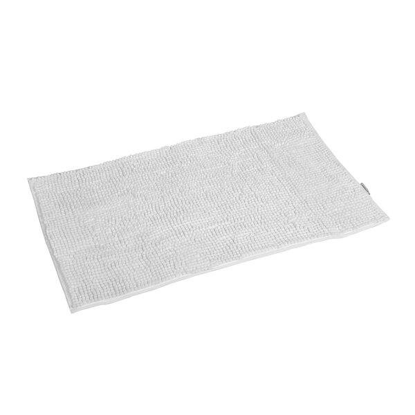 Tapis de Bain 45x75 cm Microfibre Unie Sweety Blanc