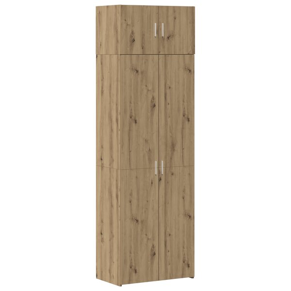 Étagère vidaXL Chêne Artisan 70x42.5x225 cm Bois d'ingénierie