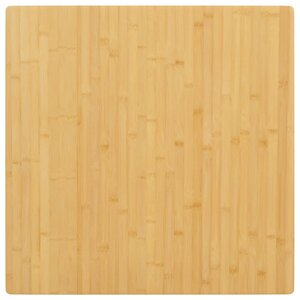 vidaXL Dessus de table 70x70x1 5 cm bambou