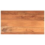 vidaXL Dessus de table 120x70x2 5cm rectangulaire bois massif d'acacia