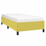 vidaXL Cadre de lit sans matelas vert 80x200 cm tissu