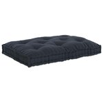 Coussin de canapé palette vidaXL en tissu gris foncé