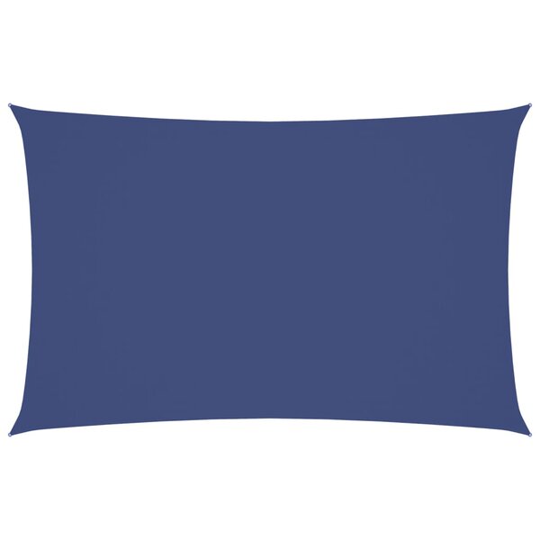 vidaXL Voile de parasol tissu oxford rectangulaire 2x5 m bleu