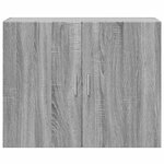 vidaXL Armoire murale sonoma gris 80x42 5x64 cm bois d'ingénierie