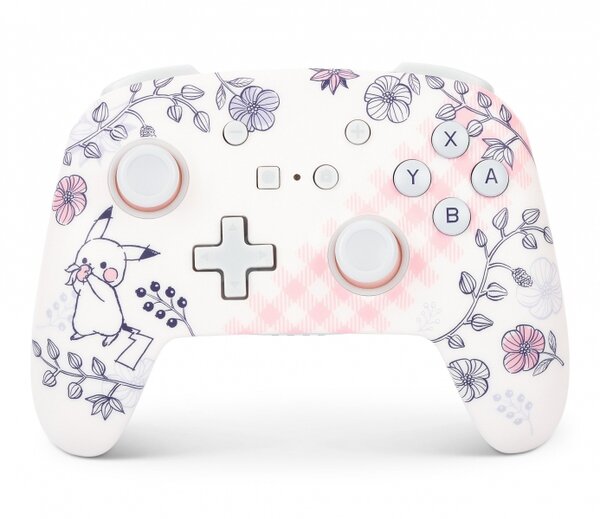 Manette sans fil améliorée PowerA pour Nintendo Switch - Pikachu Garden