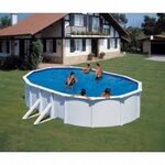 Gre couverture de piscine ovale 1000 x 550 cm