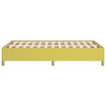 vidaXL Cadre de lit sans matelas vert 120x200 cm tissu