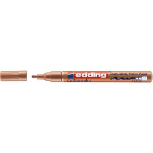 Marqueur Peinture Brillante 753 Cuivre Pointe Calligraphie 1-2 5 mm x 10 EDDING