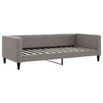 vidaXL Lit de jour avec gigogne sans matelas taupe 90x200 cm