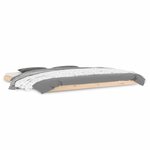 vidaXL Cadre de lit sans matelas 200x200 cm bois massif de pin