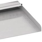 vidaXL Déversoir pour cascade avec LED RVB Inox 30 cm