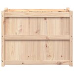 vidaXL Jardinière 90x50x70 cm bois de pin massif