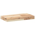 vidaXL Dessus de table 60x20x4 cm rectangulaire bois massif d'acacia