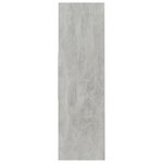 vidaXL Bibliothèque Gris béton 97 5x29 5x100 cm Bois d'ingénierie